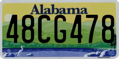 AL license plate 48CG478