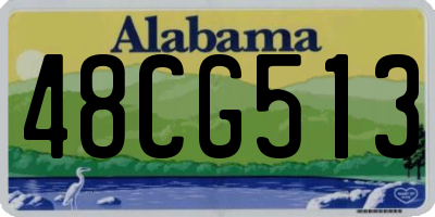 AL license plate 48CG513