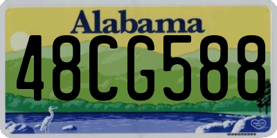 AL license plate 48CG588