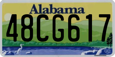 AL license plate 48CG617