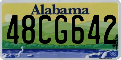 AL license plate 48CG642