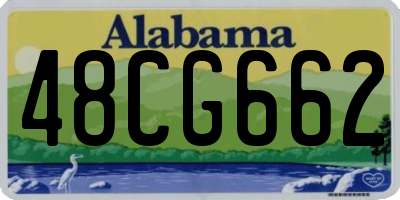 AL license plate 48CG662