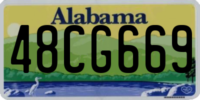 AL license plate 48CG669