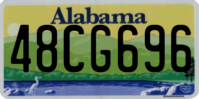 AL license plate 48CG696