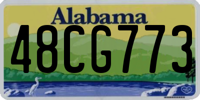 AL license plate 48CG773