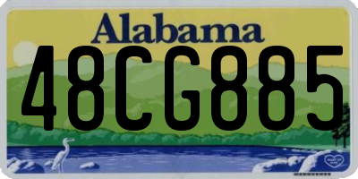 AL license plate 48CG885