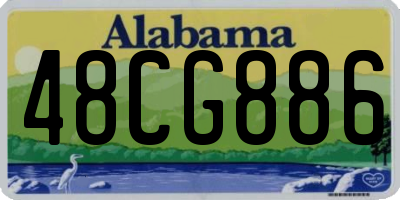 AL license plate 48CG886