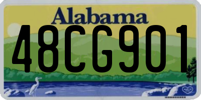 AL license plate 48CG901