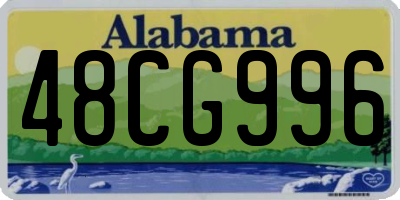 AL license plate 48CG996