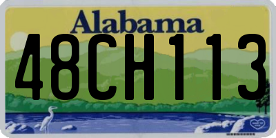 AL license plate 48CH113