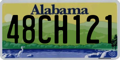 AL license plate 48CH121