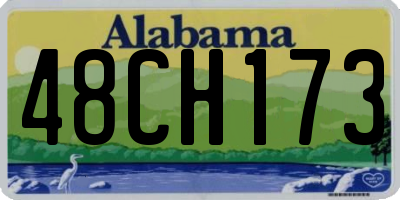AL license plate 48CH173