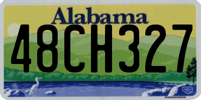 AL license plate 48CH327