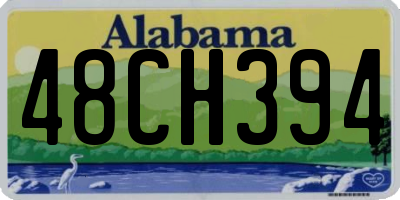 AL license plate 48CH394