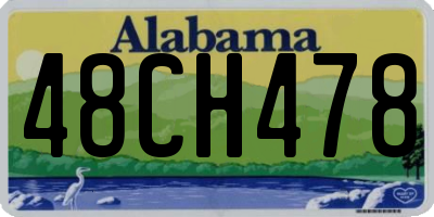 AL license plate 48CH478