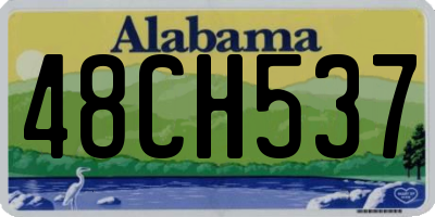 AL license plate 48CH537