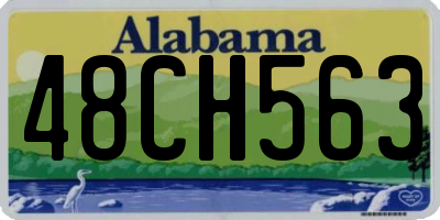 AL license plate 48CH563