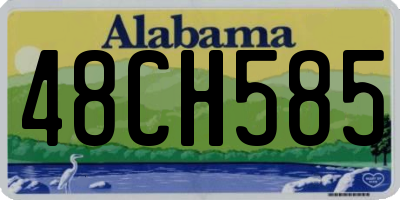 AL license plate 48CH585