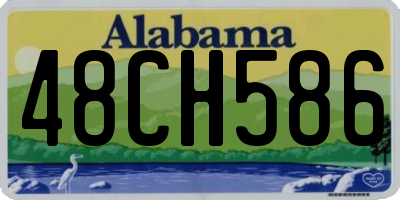 AL license plate 48CH586