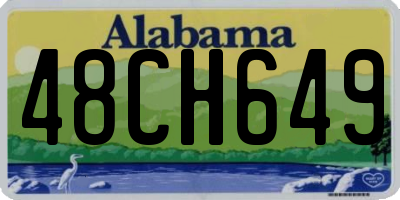 AL license plate 48CH649