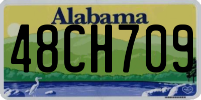 AL license plate 48CH709