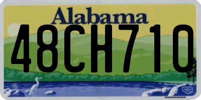AL license plate 48CH710