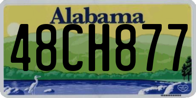 AL license plate 48CH877
