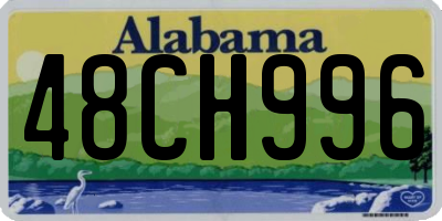 AL license plate 48CH996