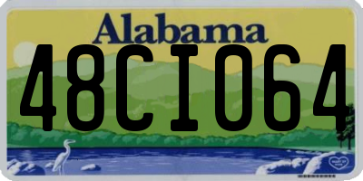 AL license plate 48CI064