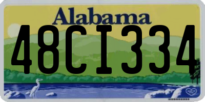 AL license plate 48CI334