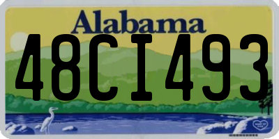 AL license plate 48CI493