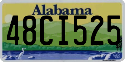 AL license plate 48CI525
