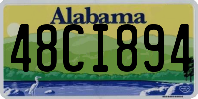 AL license plate 48CI894