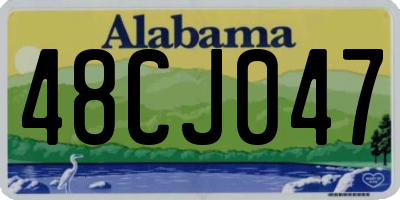 AL license plate 48CJ047