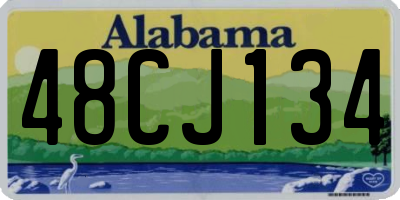 AL license plate 48CJ134