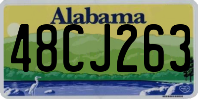 AL license plate 48CJ263