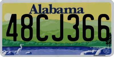 AL license plate 48CJ366