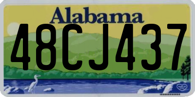 AL license plate 48CJ437