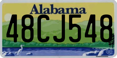 AL license plate 48CJ548