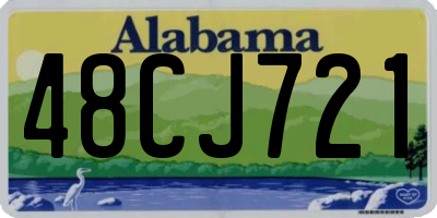 AL license plate 48CJ721