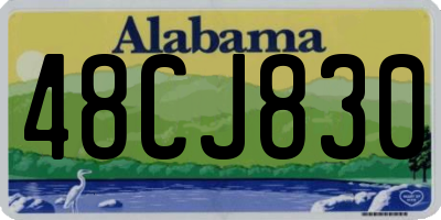 AL license plate 48CJ830