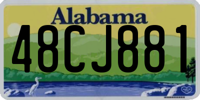 AL license plate 48CJ881