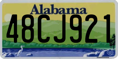 AL license plate 48CJ921