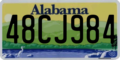 AL license plate 48CJ984