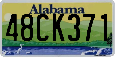 AL license plate 48CK371