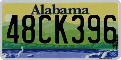 AL license plate 48CK396