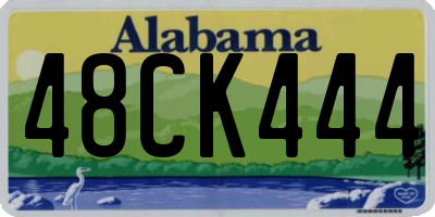 AL license plate 48CK444