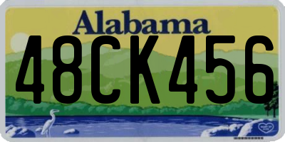 AL license plate 48CK456