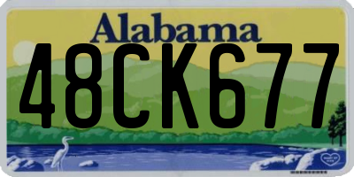 AL license plate 48CK677
