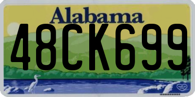 AL license plate 48CK699
